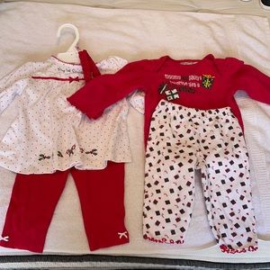 6 to 9 months Christmas outfits